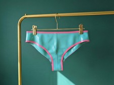 Culotte Latex Femme Neuve Bleu