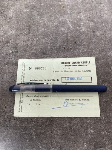 Ancienne carte journee casino - ancienne,