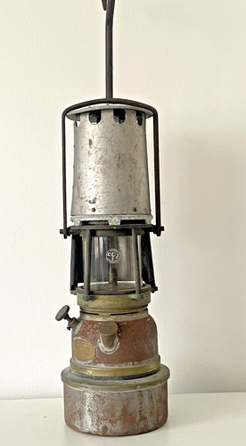 Lampe mineur arras verre - mineur,