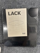 Ikea Wall Floating Shelf Black LACK 1638 Made in Poland 11.75 x 10.25 Home Decor