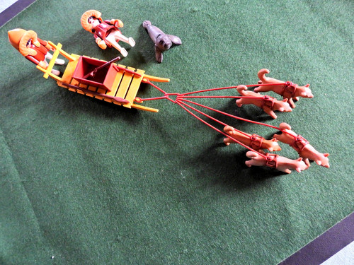 Traineau ses chiens - et,