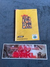 ₪ PAS DE JEU ₪ Notice Nintendo 64 - PAL FR EUR - Conker's Bad Fur Day