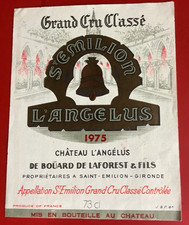 Étiquette   CHÂTEAU  ANGELUS