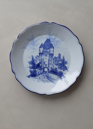 Assiette nevers signée emile - assiette,