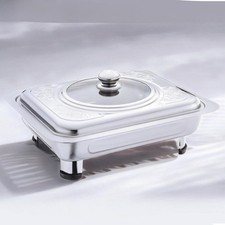 Chafing dish en métal, plateau de service pour buffet, idéal pour les