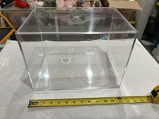 Clear Acrylic Display Case 12.5 x 8.5 x 9 inch Rectangle Box For Collectibles!