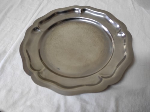 Plat service rond inox - plat, de