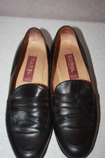 CAREL Mocassins Tout Cuir Noir T 35.5 BE