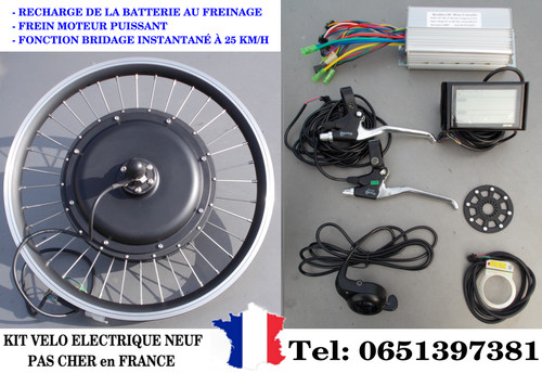 Kit vélo électrique avant - électrique,
