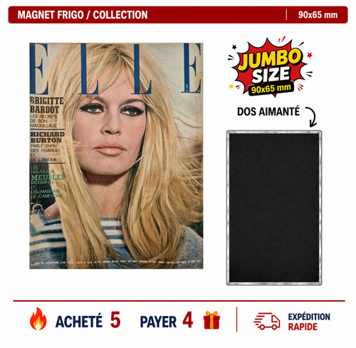 Magnet frigo brigitte bardot - brigitte,