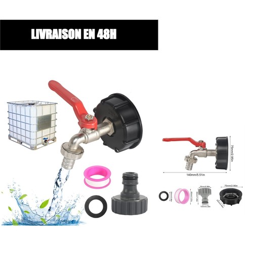 Adaptateur cuve ibc - 1/2, po