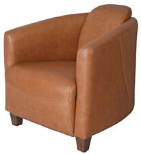 Art Déco Fauteuil de Club Fauteuil en Cuir Fauteuil Cuir Antique Cocktail