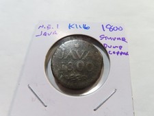 K116 Netherlands East Indies Java 1800 Copper Dump Stuiver