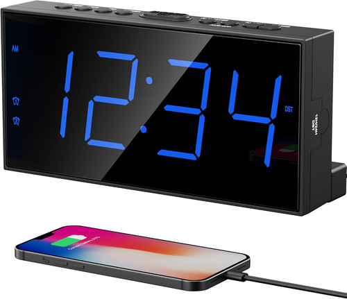 Digital dual alarm clocks - digital, for