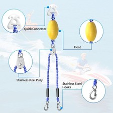 Harnais de remorquage pour bateau, corde de remorquage pour ski, wakeboard,