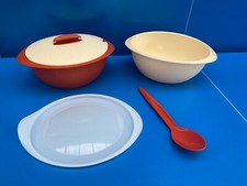 TUPPERWARE - SOUPIERE ISO DUO thermo duo CUISINE Cocotte 3,1 L Orange, Beige N1