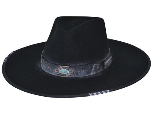Chapeau western bullhide noir - chapeau,