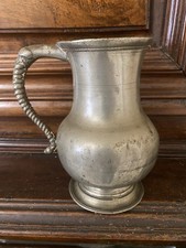 Pot À Eau Etain Pewter Zinn Tin