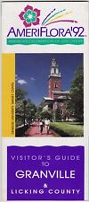 1992 Granville & Licking County Visitor's Guide Brochure