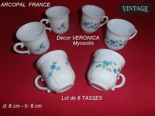 Arcopal france vintage lot - lot, 6