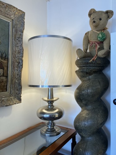 Lampe pied acier - lampe,