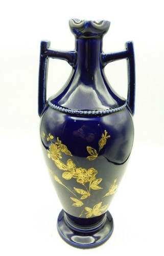 Carafe amphore bleu sevres - ,