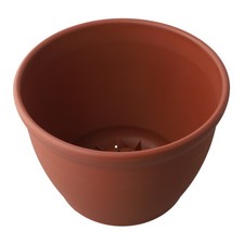 Beau pot de fleurs rond