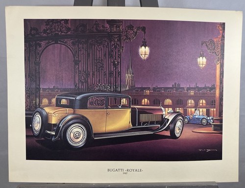 Estampe une bugatti royale - bugatti,