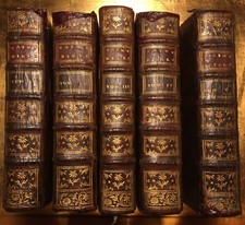 1745 BIBLE *ANCIEN+NOUVEAU TESTAMENT* COMMENTAIRE LITTERAL RELIGION LIVRE BooK +