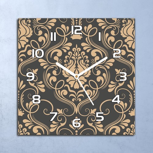 Horloge murale verre 30x30 - en,