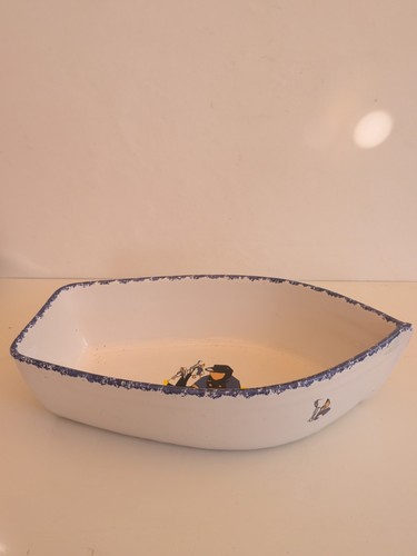 Terrine dish boat earthenware