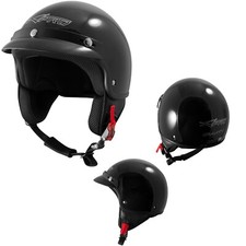 Casque Moto Scooter Jet Ouvert Visière ECE 22-06 SonicMoto Noir