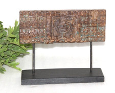Panneau Plaque En Bois Antique