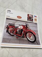 Jawa 500 Wanderer 1929 carte moto de collection Atlas Tchécoslovaquie