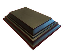 Socle Support Présentoir  bois noir  20 cm x 13 cm