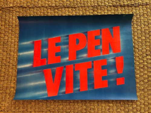 Affiche front national - fn,