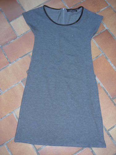 Robe grise brillante - robe,