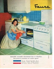 1959 FAURE ADVERTISING 014 ADVERTISING gas & coal stove