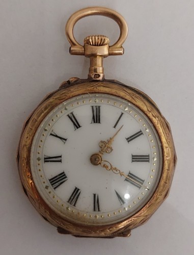 Ancienne montre poche or - de, en