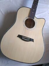 GUITARE  SÈCHE FOLK 41" - COULEUR VERNIS NATUREL - NEUF - GARANTIE 12 MOIS