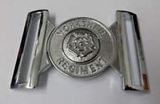 Genuine British Army Yorkshire Regiment Insignia Ceremonial Stable Belt Buckle 