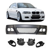 Parechoc avant look M3 en ABS pour BMW série 3 E46 berline et coupé phase 1 + ab
