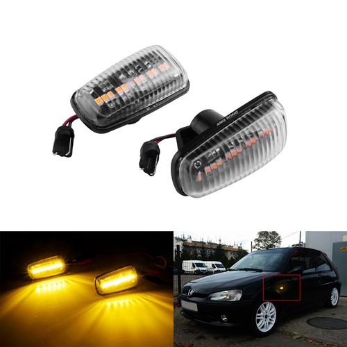 Amber led feux - 2x,
