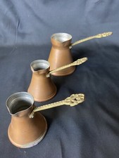 Cafetière Turc 3 Pots En Cuivre 