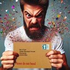 GLITTER BOMB! Unique Design,Spring Loaded,Revenge,Prank,Joke,Confetti,Anonymous!