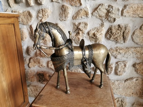 Superbe cheval bronze - cheval,