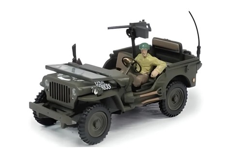 Jeep willys cararama - cararama, echelle