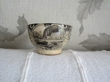 Ancien petit Bol H&B CHOISY le ROI 1/2 porcelaine 7,5 cm décor grisaille 65 gr