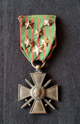 Croix guerre 1914 1915 - guerre,