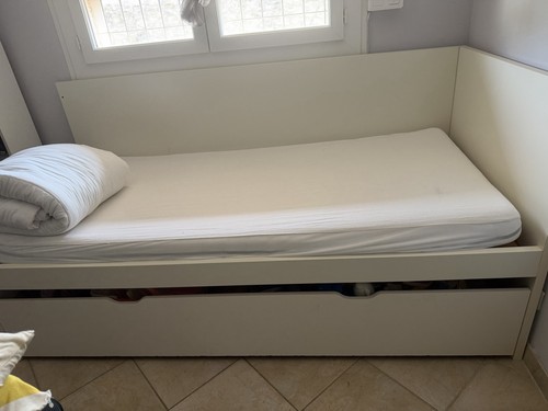 Lit enfant banquette bois